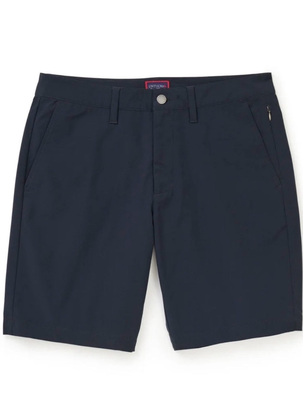 UNTUCKit Men's Dark Navy Flat-Front Shorts